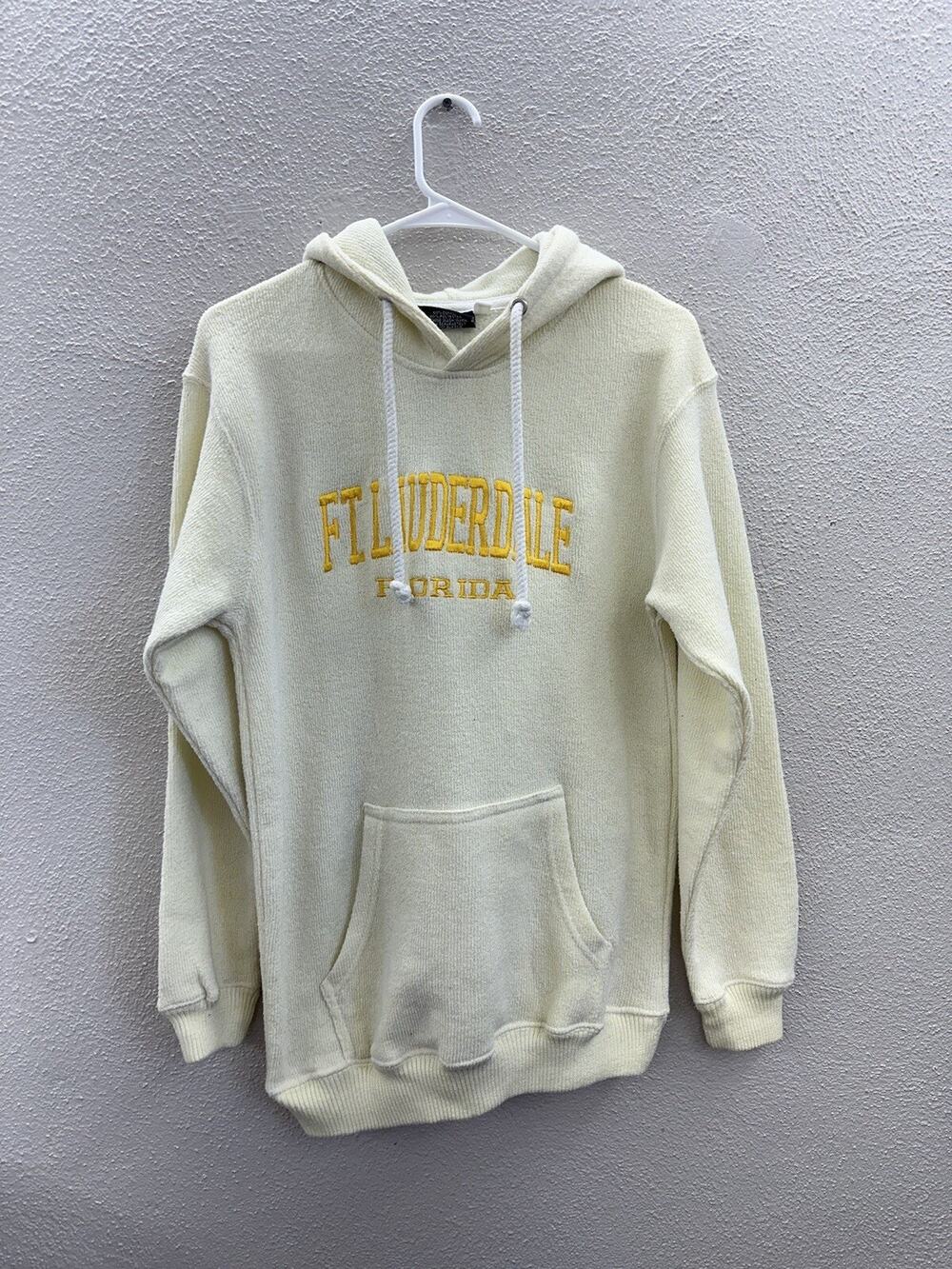 Comfortex USA Womens Sweatshirt Size Medium Fort Lauderdale Florida Yellow